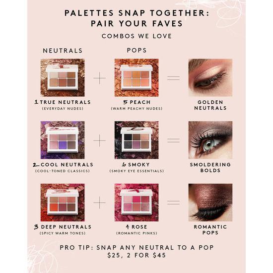Fenty Beauty Snap Shadows Mix & Match Eyeshadow Palette 2-Cool Neutrals