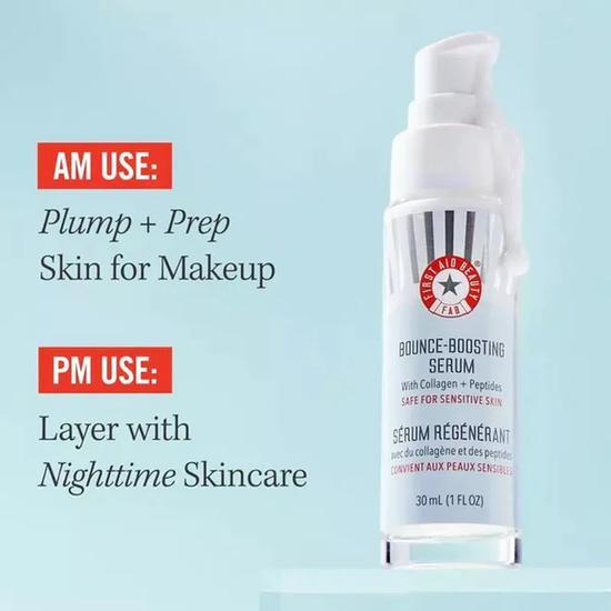 First Aid Beauty Bounce Boosting Serum With Collagen + Peptides