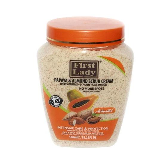 First Lady Papaya & Almond Scrub Cream 540ml
