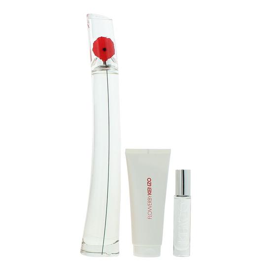 Flower By Kenzo Eau De Parfum 100ml +10ml + Body Lotion 75ml Gift Set 100ml