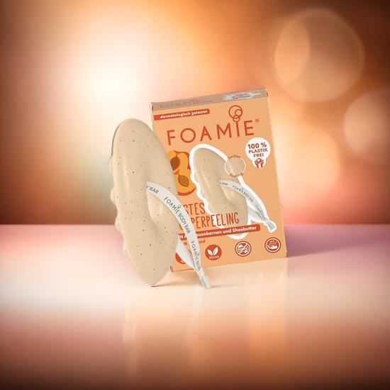 Foamie Exfoliating Shower Bar With Shea Butter & Apricot Seeds 80g
