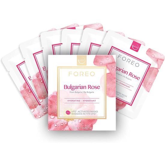 FOREO UFO Bulgarian Rose Moisture-Boosting Face Mask 6 Pack