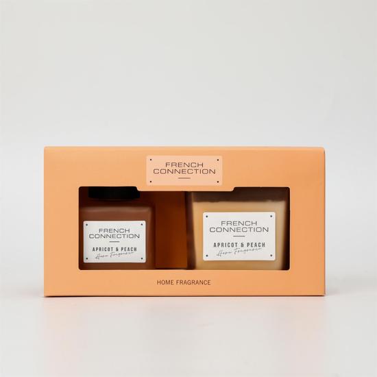 French Connection Autumn Collection Apricot & Peach Diffuser + Candle 100ml + 200g