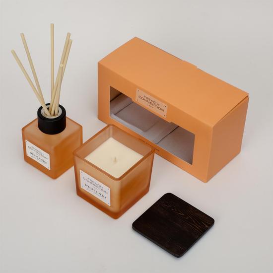 French Connection Autumn Collection Apricot & Peach Diffuser + Candle 100ml + 200g