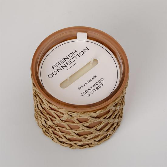 French Connection Bamboo Collection Cedarwood & Citrus Candle 200g