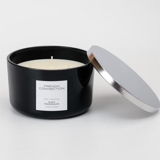 French Connection Black & White Collection Black Pomegranate Candle 158g