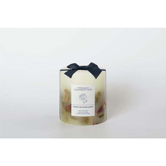 French Connection Botanical Infused Cherry Blossom & Rose Candle 660g