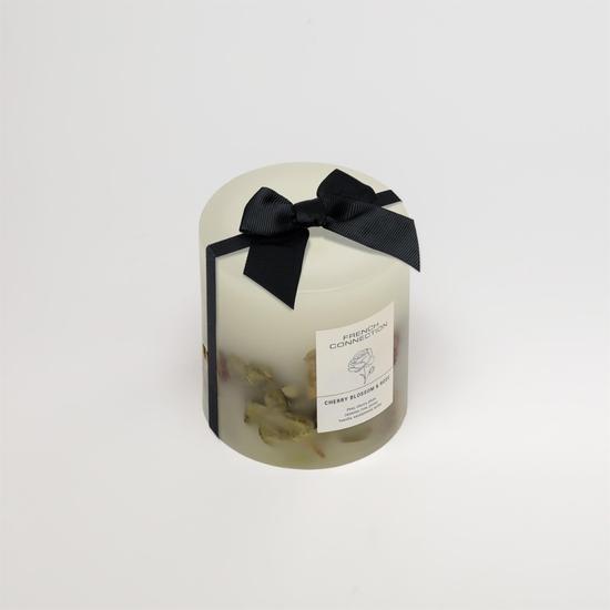 French Connection Botanical Infused Cherry Blossom & Rose Candle 660g