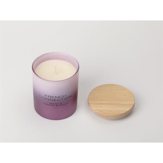 French Connection Metallic Collection Peony & Almond Blossom Candle 206g