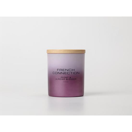 French Connection Metallic Collection Peony & Almond Blossom Candle 206g