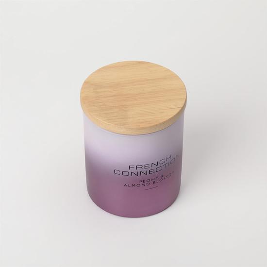 French Connection Metallic Collection Peony & Almond Blossom Candle 200G