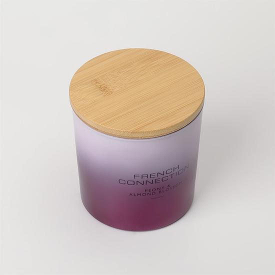French Connection Metallic Collection Peony & Almond Blossom Candle 200G