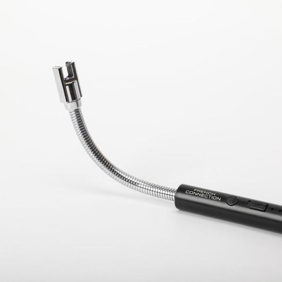 French Connection Rechargable Electric Candle Lighter -Black