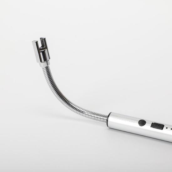 French Connection Rechargable Electric Candle Lighter Silver