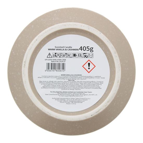 French Connection Stone Collection Warm Vanilla & Cashmere Candle 224G