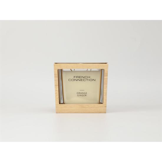 French Connection Wooden Collection Orange Ginger Candle 480g