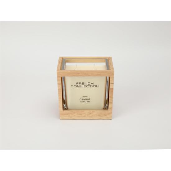 French Connection Wooden Collection Orange Ginger Candle 480g