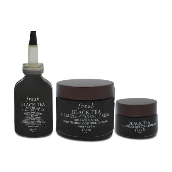 Fresh Black Tea Firming Serum 50ml Eye Concentrate 15ml Cream 50ml Set