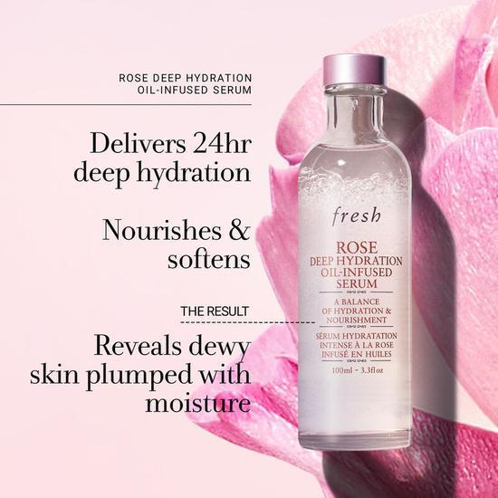 Fresh Rose Deep Hydration Oil-Infused Serum 100ml