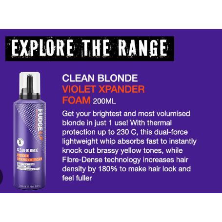 Fudge Professional Violet Xpander Foam 200ml