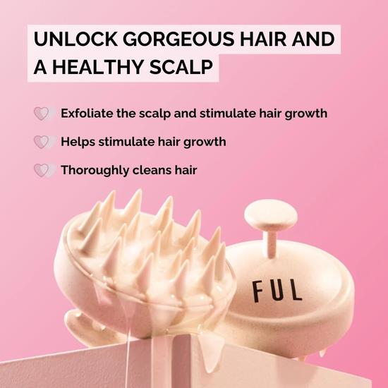 FUL PAMPER BUNDLE 300ml Hair Mask + Scalp Massager