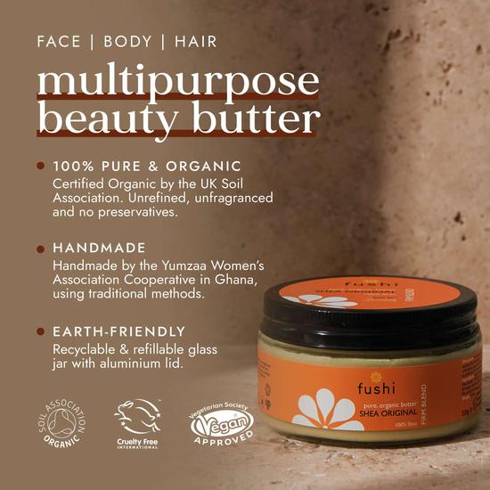 Fushi Body Care Organic Shea Butter 200g