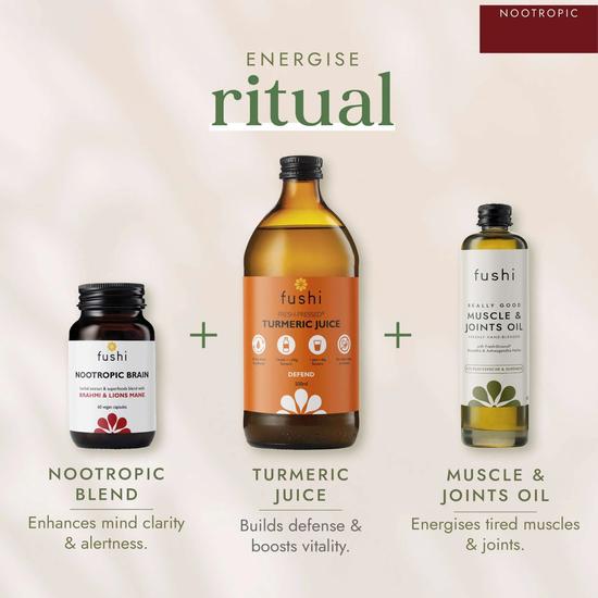 Fushi Herbal & Vitamin Blends Nootropic Brain Blend 60 Capsules