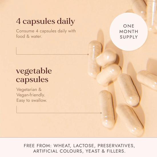 Fushi Herbal & Vitamin Blends Vegan Collagen Builder 120 Capsules