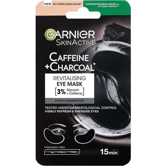 Garnier Caffeine Charcoal Revitalising Eye Mask 5g