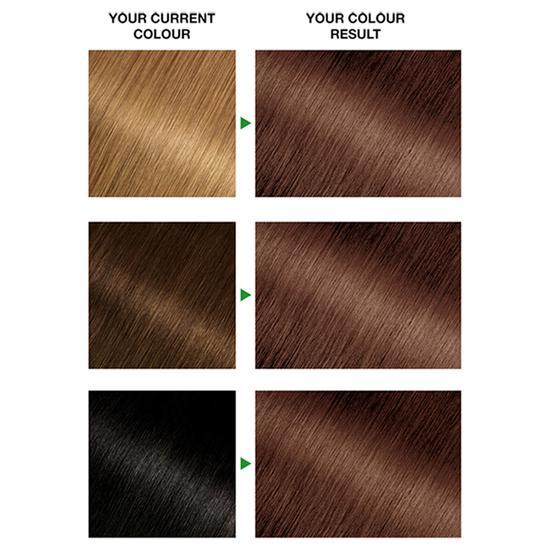 Garnier Nutrisse 6 Light Brown Permanent Hair Dye Natural Looking Hair Colour result