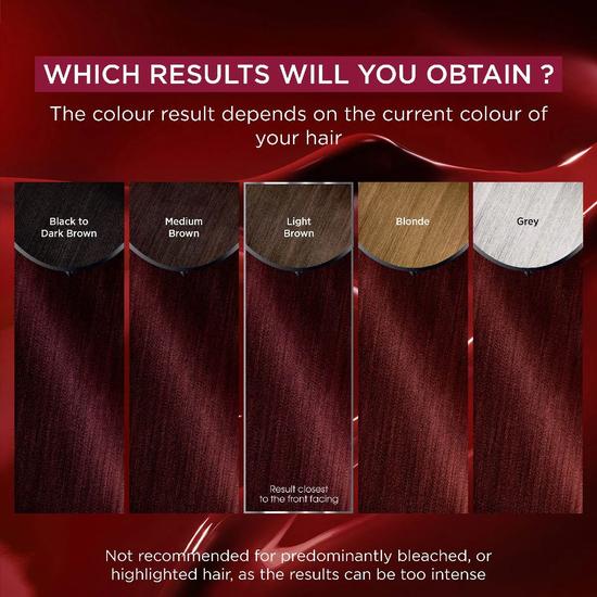 Garnier Olia Red Lacquers Intense Permanent Hair Colour 5.52 Glassy Merlot