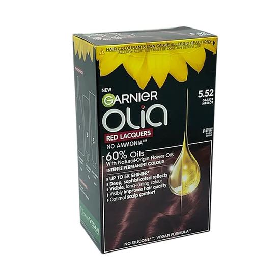 Garnier Olia Red Lacquers Intense Permanent Hair Colour 5.52 Glassy Merlot