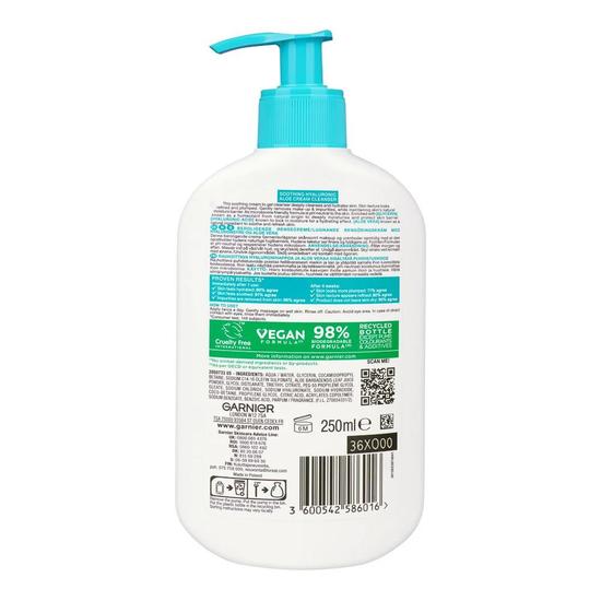 Garnier Soothing Hyaluronic Aloe Cream Cleanser 250ml