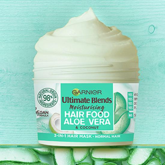 Garnier Ultimate Blends Hair Food Aloe Vera 3-in-1 Normal Hair Mask Treatment 390ml