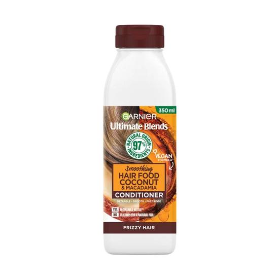 Garnier Ultimate Blends Smoothing Hair Food Coconut & Macadamia Conditioner 530ml