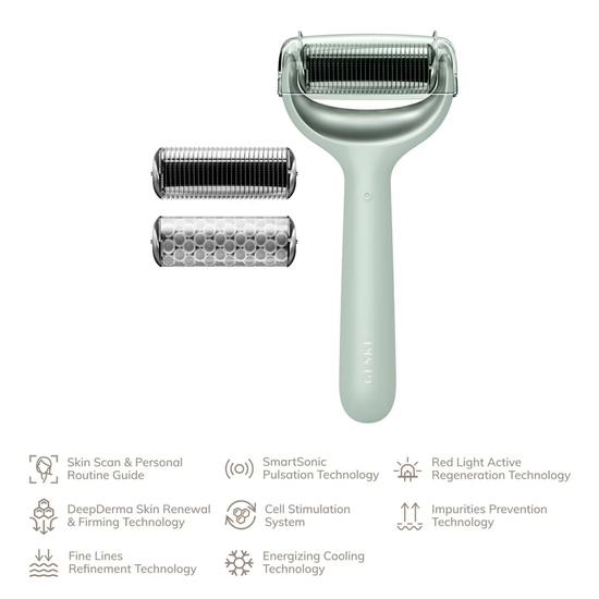 GESKE MicroNeedle Face & Body Roller 8 In 1 Green