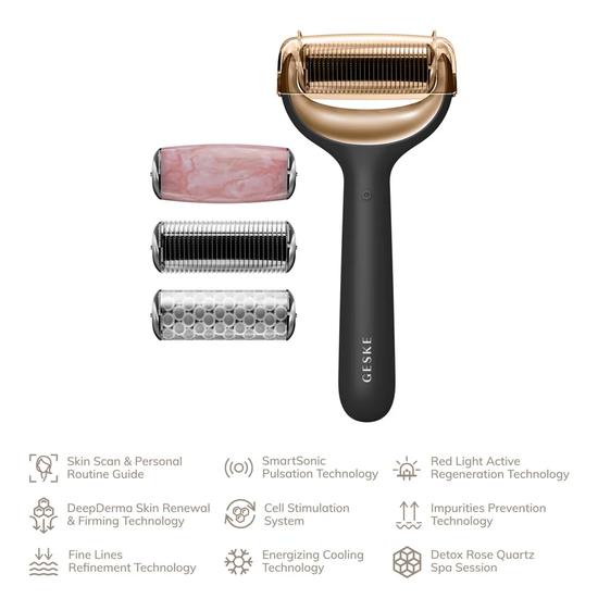 GESKE MicroNeedle Face & Body Roller 9 In 1 Grey