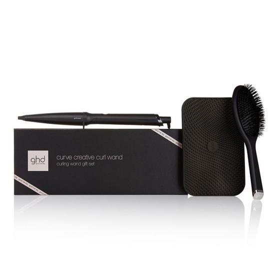 ghd Curve Creative Curl Gift Set Curl Wand, Oval Brush & Heat Resistant Bag