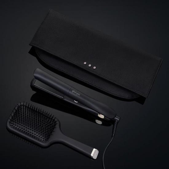 ghd Gold Advanced Styler Gift Set ghd gold, paddle brush & heat resistant bag.