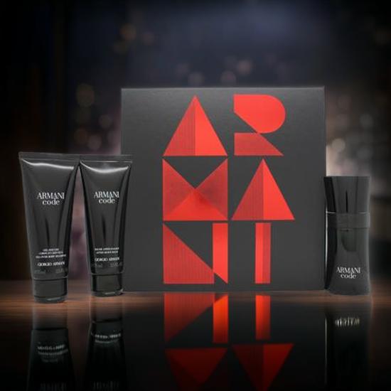 Giorgio Armani Code Gift Set 75ml Eau De Parfum + 15ml Eau De Parfum