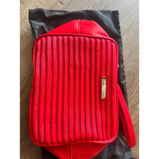 Giorgio Armani Red Makeup Bag Purse 23 Cm