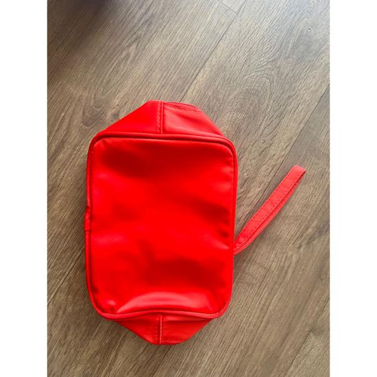 Giorgio Armani Red Makeup Bag Purse 23 Cm