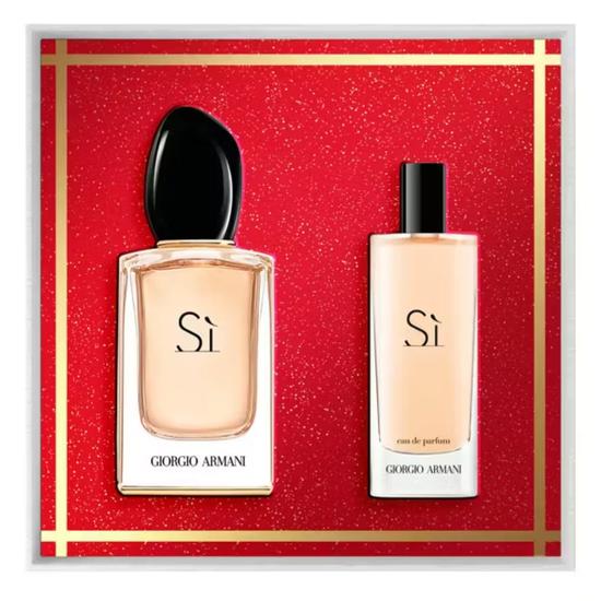 Giorgio Armani Si Gift Set 50ml Eau De Parfum + 15ml Eau De Parfum