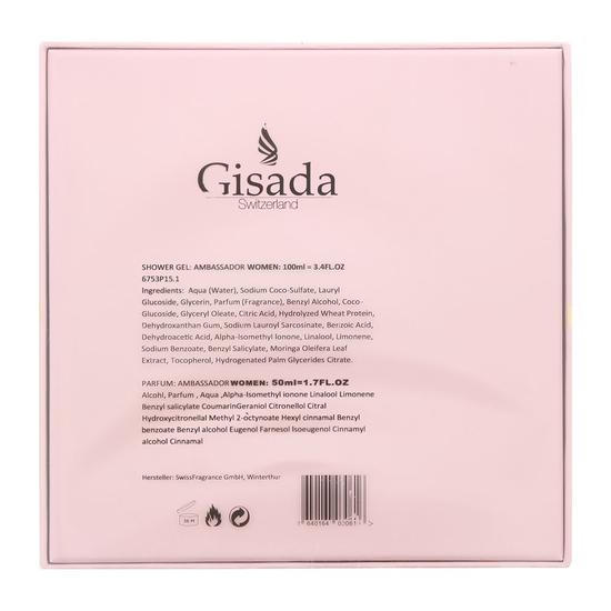 Gisada Ambassador Women Eau De Parfum 50ml + Shower Gel 100ml 50ml
