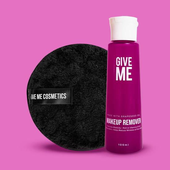 Give Me Anti-Ageing Makeup Remover & Eco Makeup Pad Set 100ml Remover + Pad