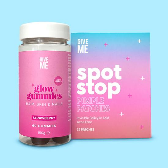 Give Me Clear & Care Spot Patches & Gummies Bundle 32 Patches + 60 Gummies