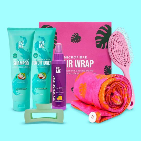 Give Me Finer Thinner Hair Bundle 300ml Shampoo + Conditioner + 150ml Defence Spray