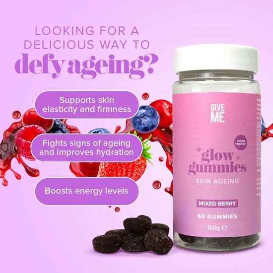 Give Me Glow Gummies Skin Ageing