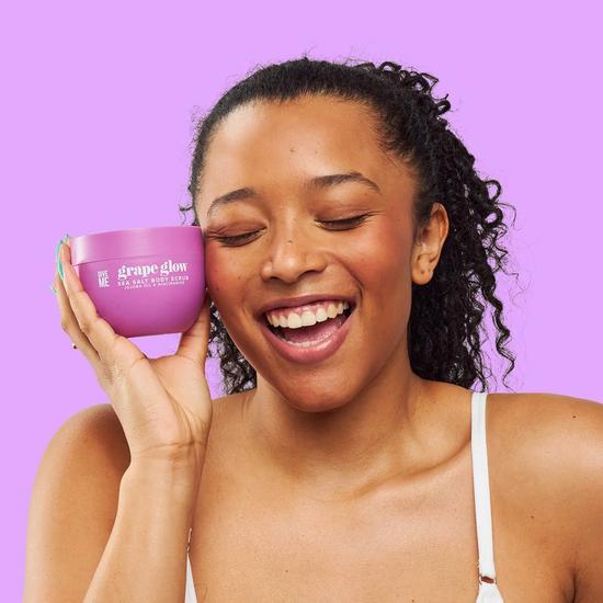 Give Me Grape Glow Sea Salt Body Scrub