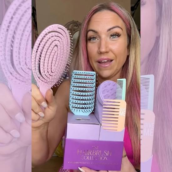 Give Me Hair Brush & Coconut & Argan Oil Collection
